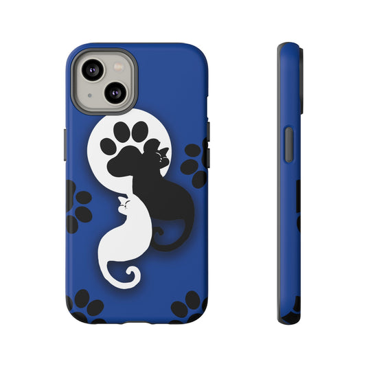 Yin Yang Cat Paw - Tough phone case