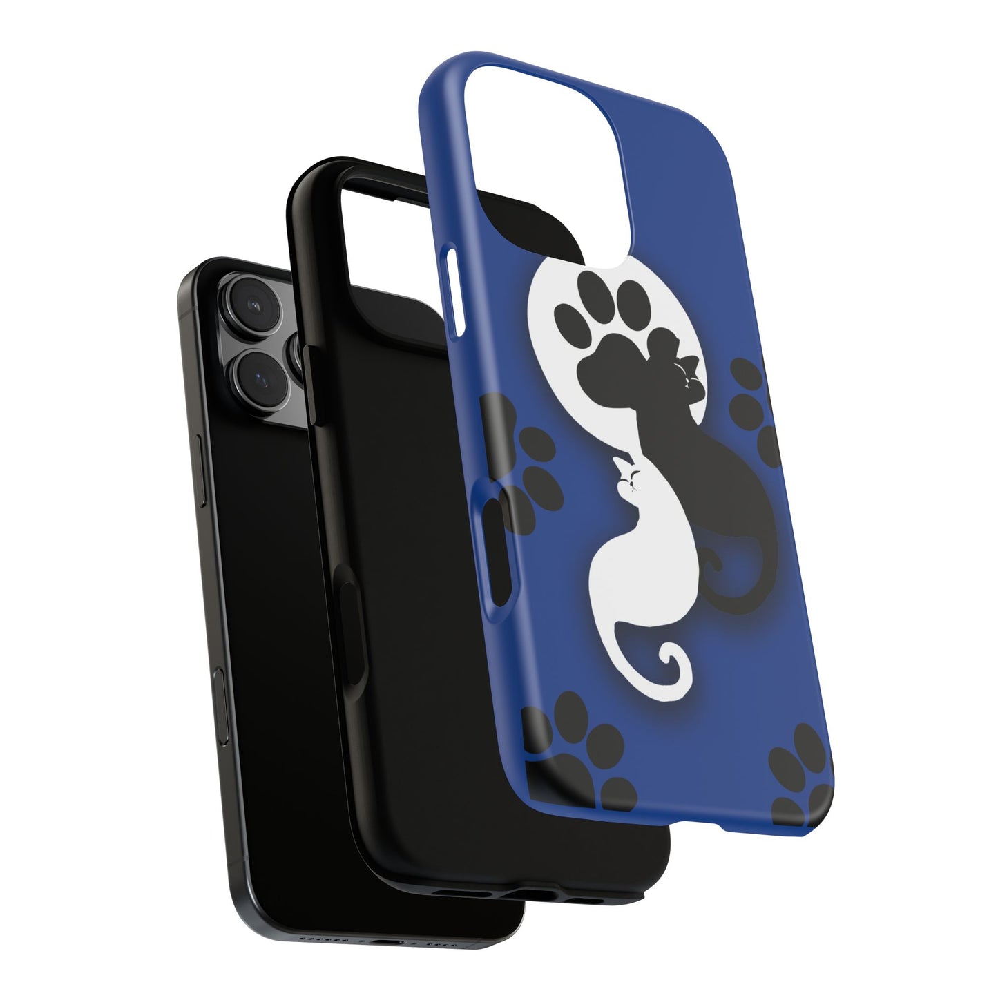 Yin Yang Cat Paw - Tough phone case