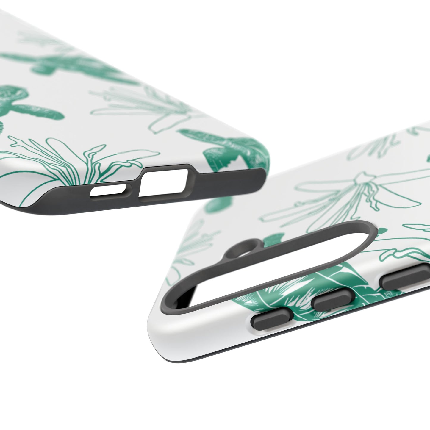 Sea Turtle Pattern Tough Phone Case — Teal Coastal Protection