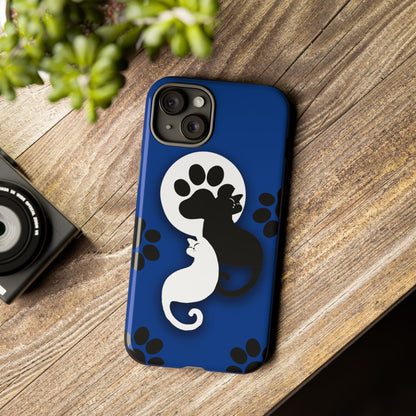 Yin Yang Cat Paw - Tough phone case