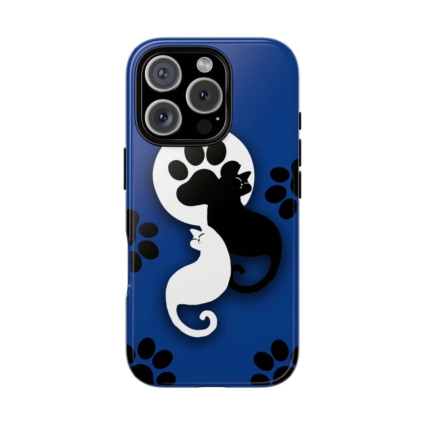 Yin Yang Cat Paw - Tough phone case