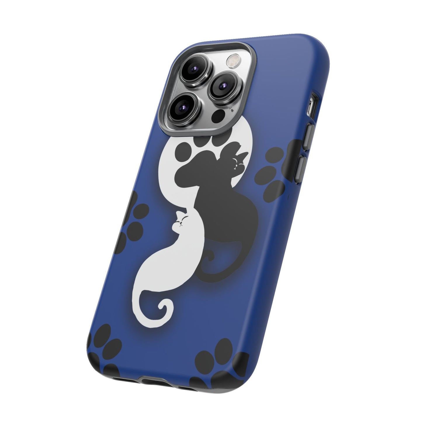 Yin Yang Cat Paw - Tough phone case