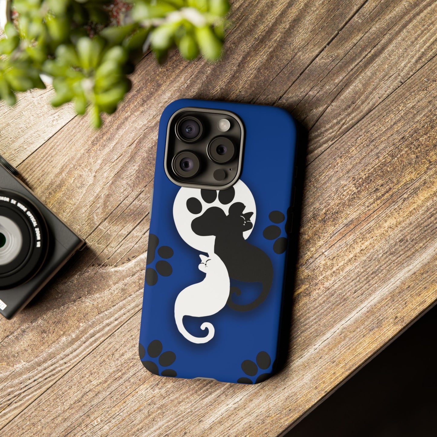 Yin Yang Cat Paw - Tough phone case