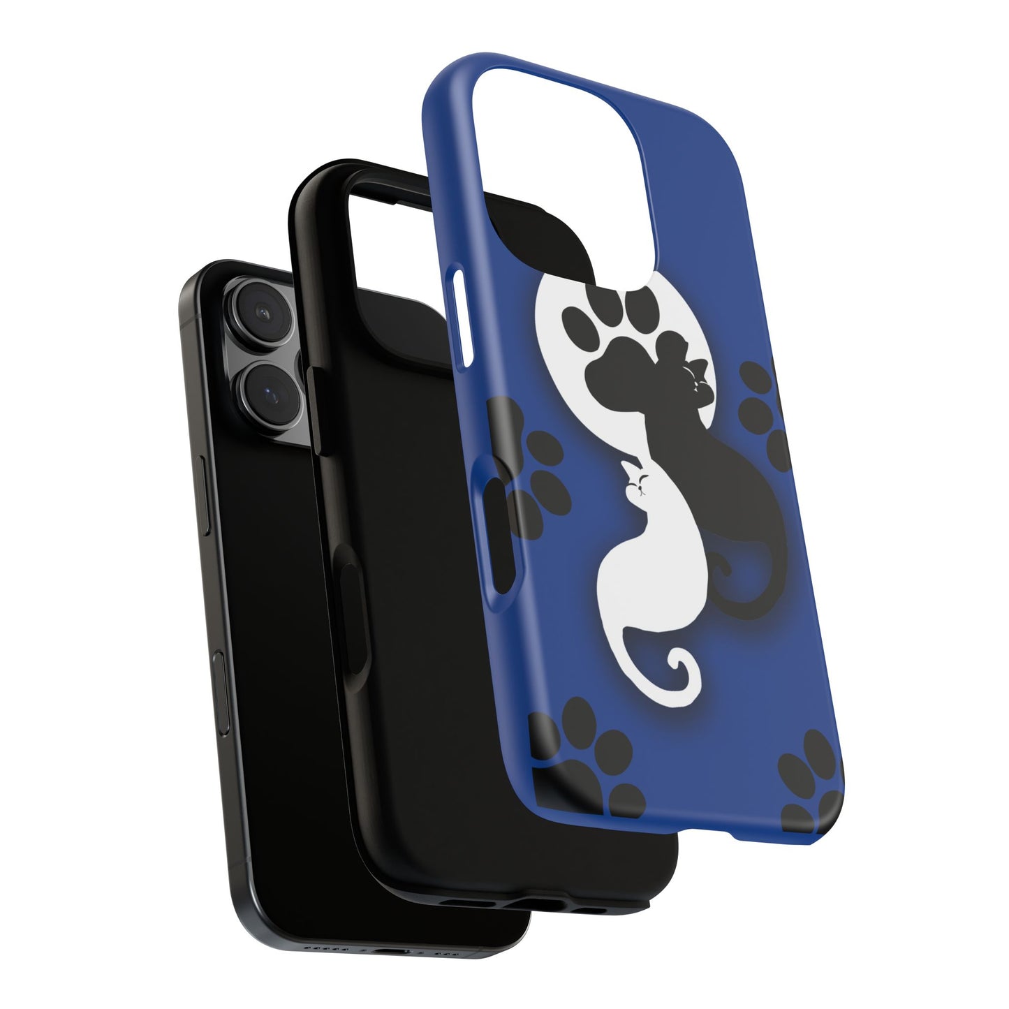 Yin Yang Cat Paw - Tough phone case