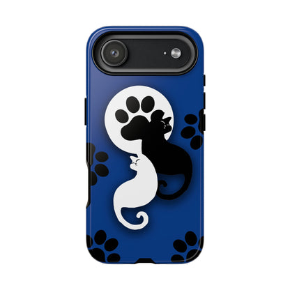 Yin Yang Cat Paw - Tough phone case