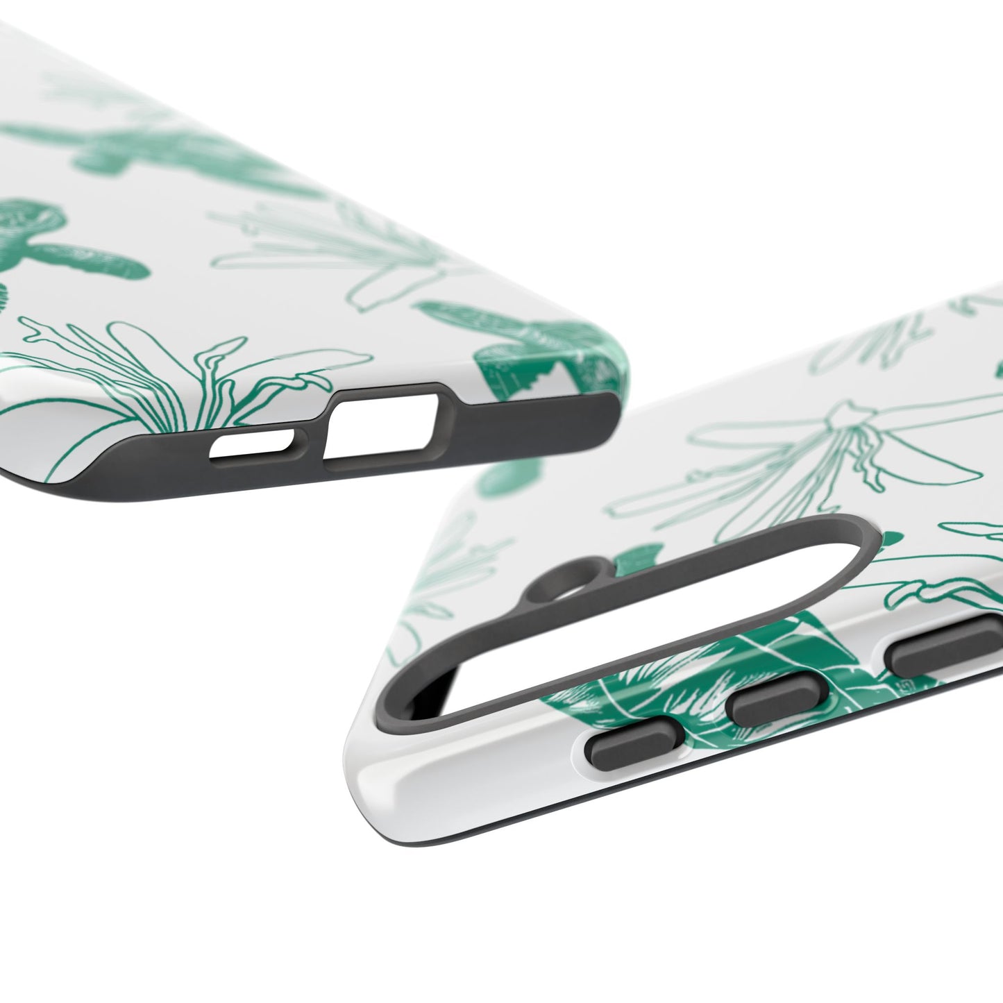 Sea Turtle Pattern Tough Phone Case — Teal Coastal Protection