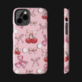 Cute Cherry & Bow Tough Phone Case