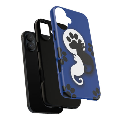 Yin Yang Cat Paw - Tough phone case