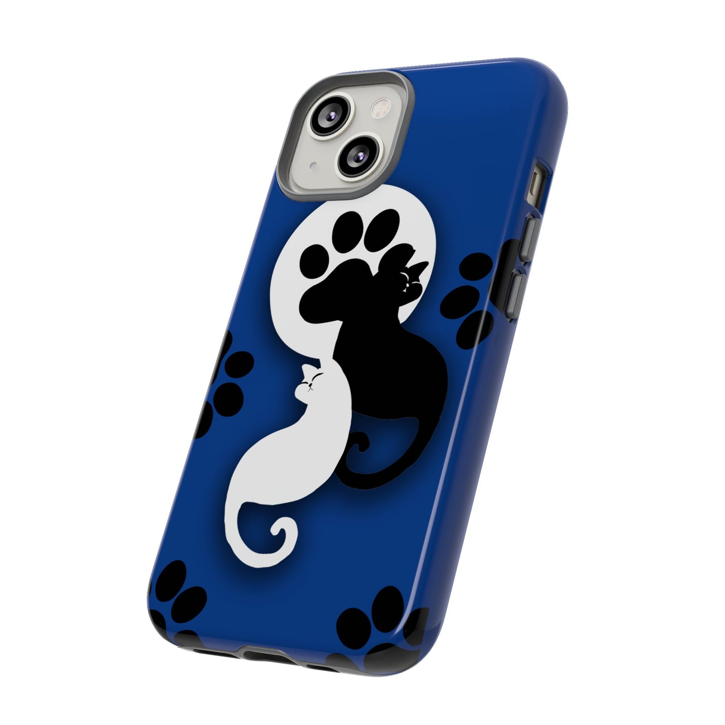Yin Yang Cat Paw - Tough phone case
