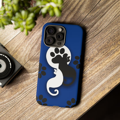 Yin Yang Cat Paw - Tough phone case