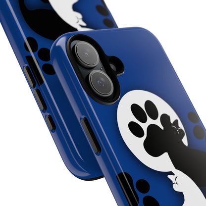 Yin Yang Cat Paw - Tough phone case