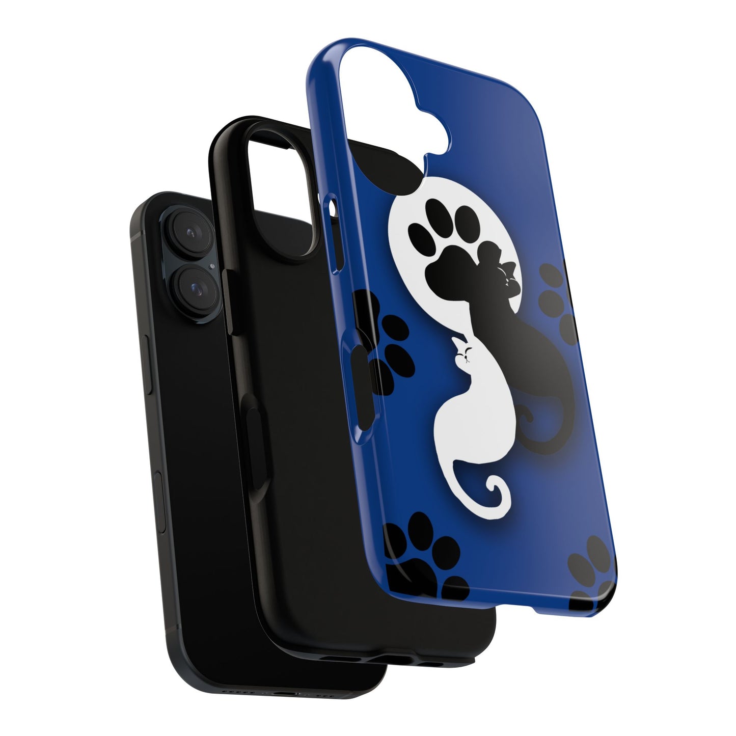 Yin Yang Cat Paw - Tough phone case