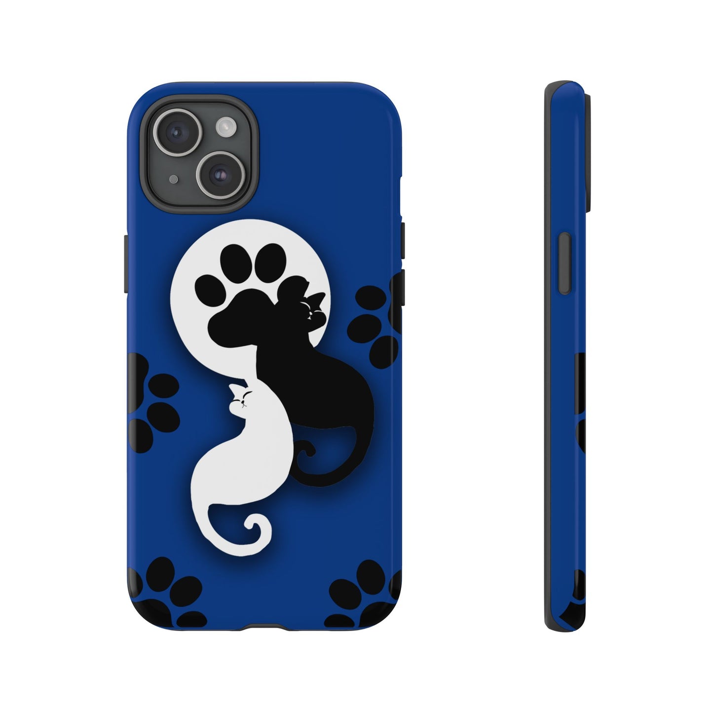 Yin Yang Cat Paw - Tough phone case
