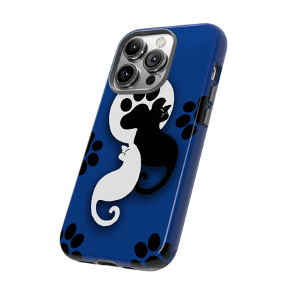 Yin Yang Cat Paw - Tough phone case