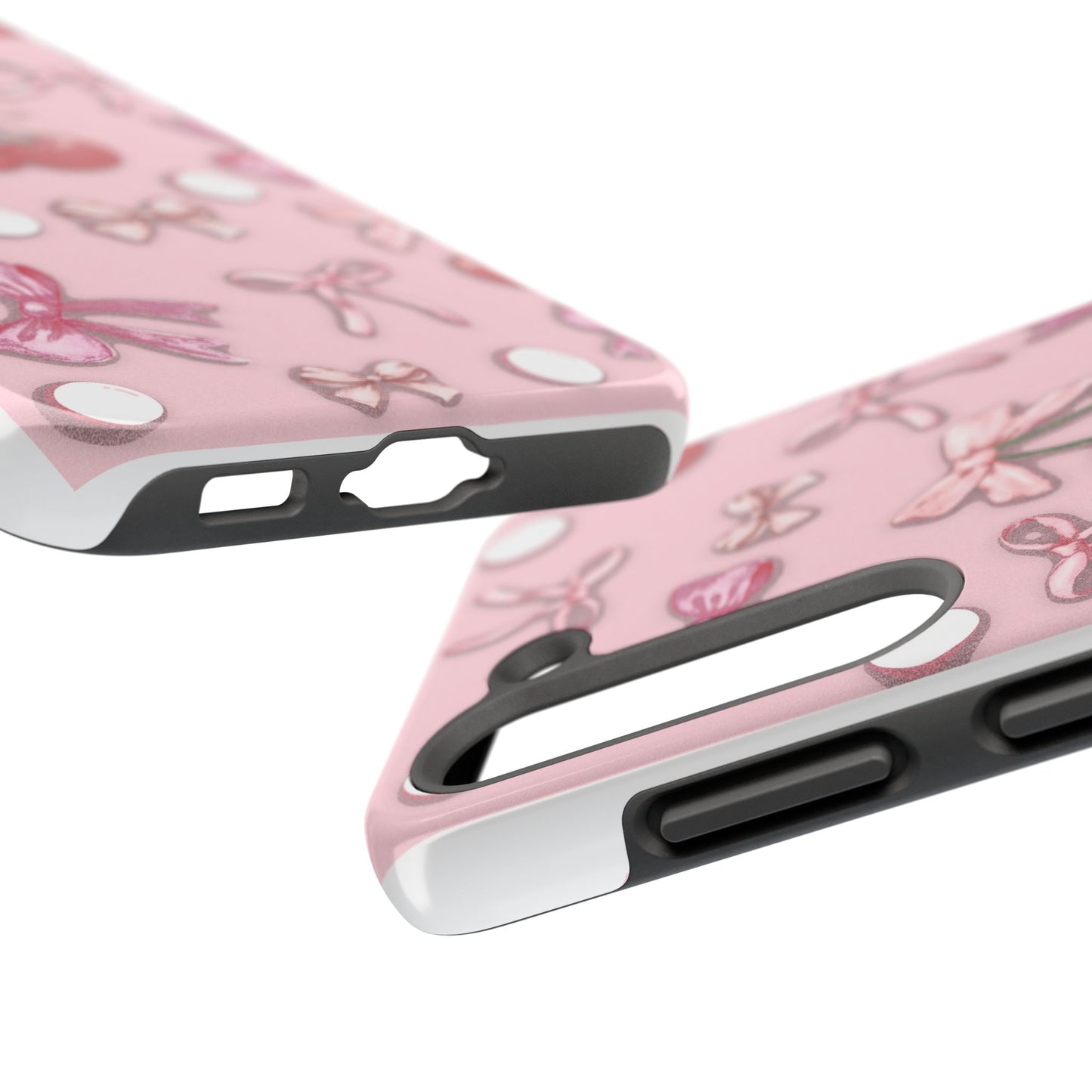 Cute Cherry & Bow Tough Phone Case