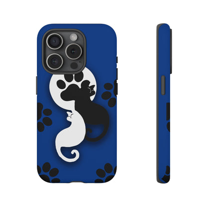Yin Yang Cat Paw - Tough phone case