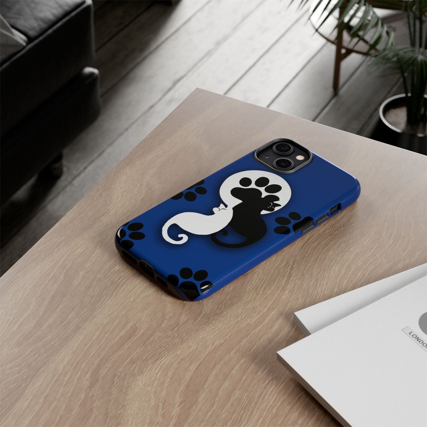 Yin Yang Cat Paw - Tough phone case