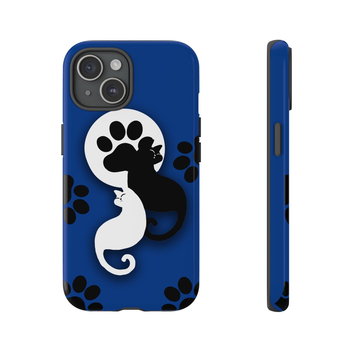 Yin Yang Cat Paw - Tough phone case