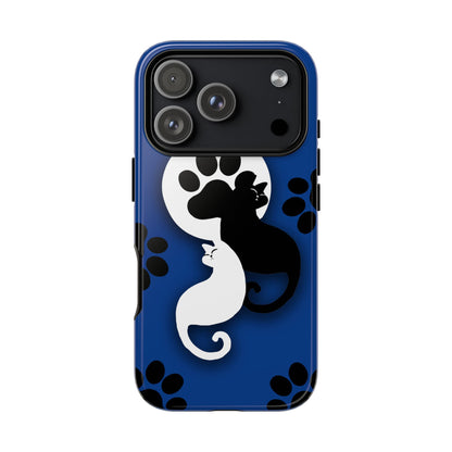 Yin Yang Cat Paw - Tough phone case