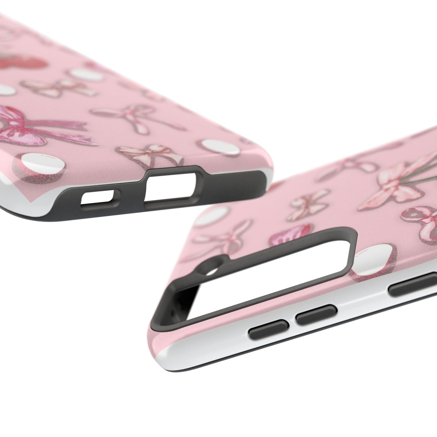 Cute Cherry & Bow Tough Phone Case