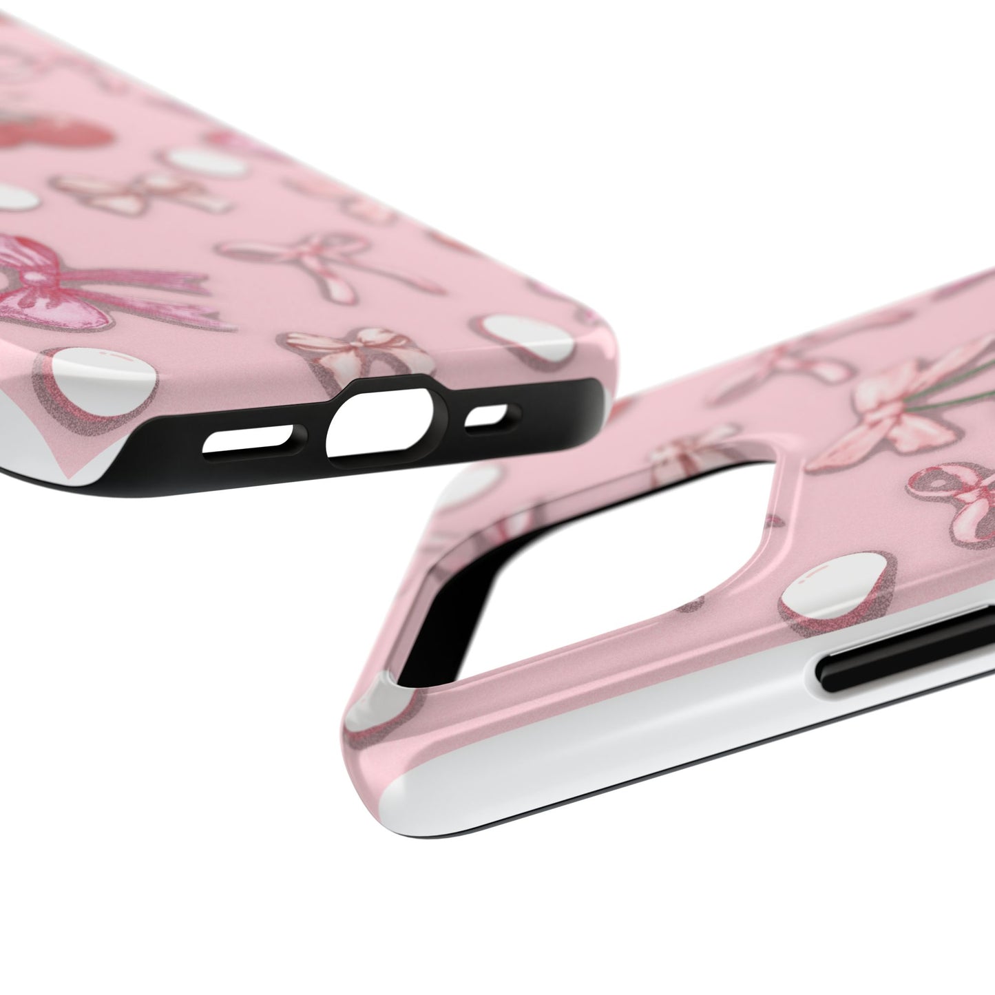 Cute Cherry & Bow Tough Phone Case