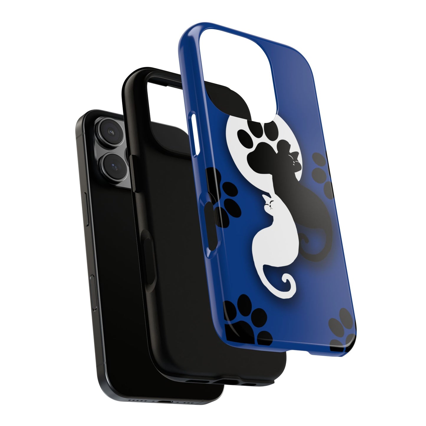 Yin Yang Cat Paw - Tough phone case