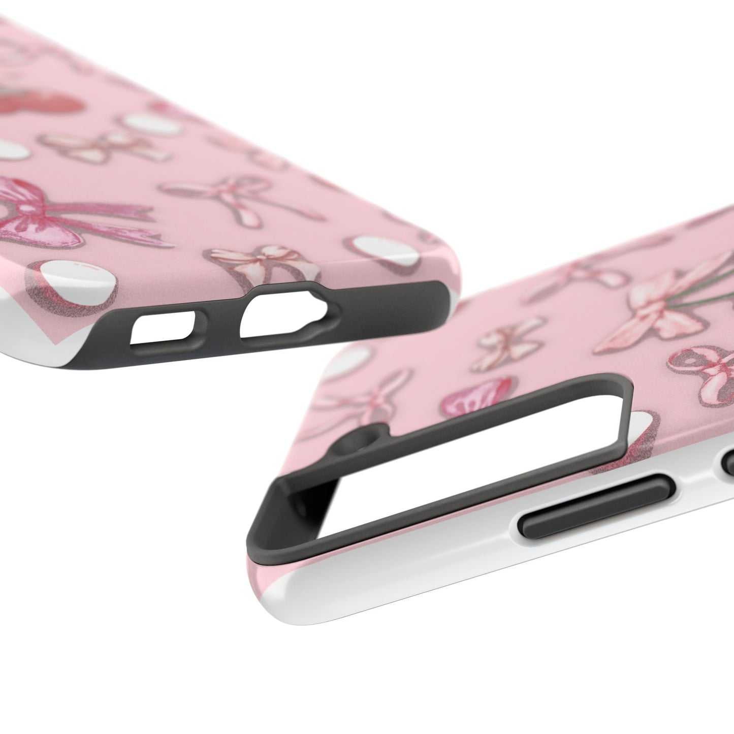Cute Cherry & Bow Tough Phone Case