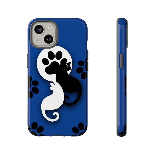 Yin Yang Cat Paw - Tough phone case