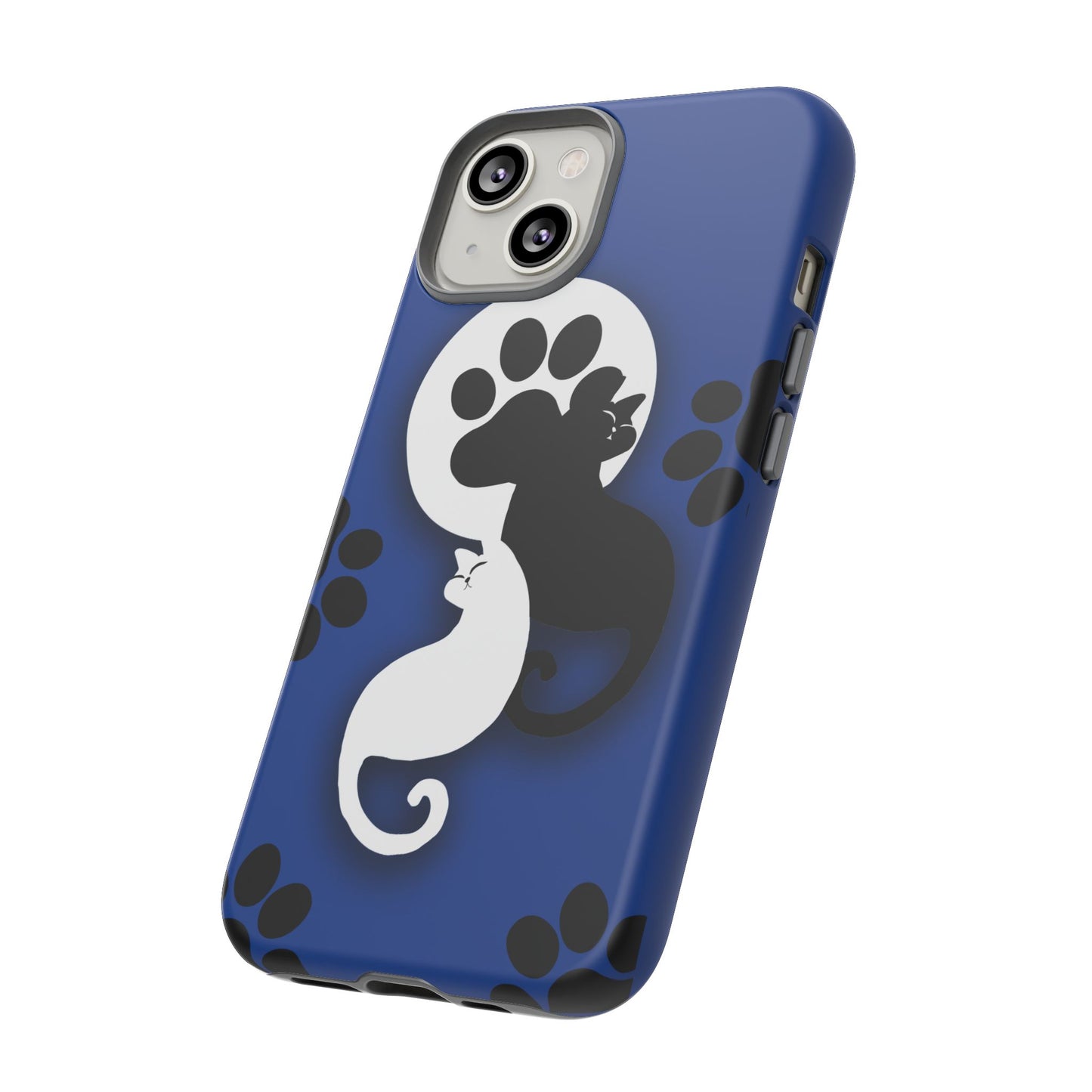 Yin Yang Cat Paw - Tough phone case