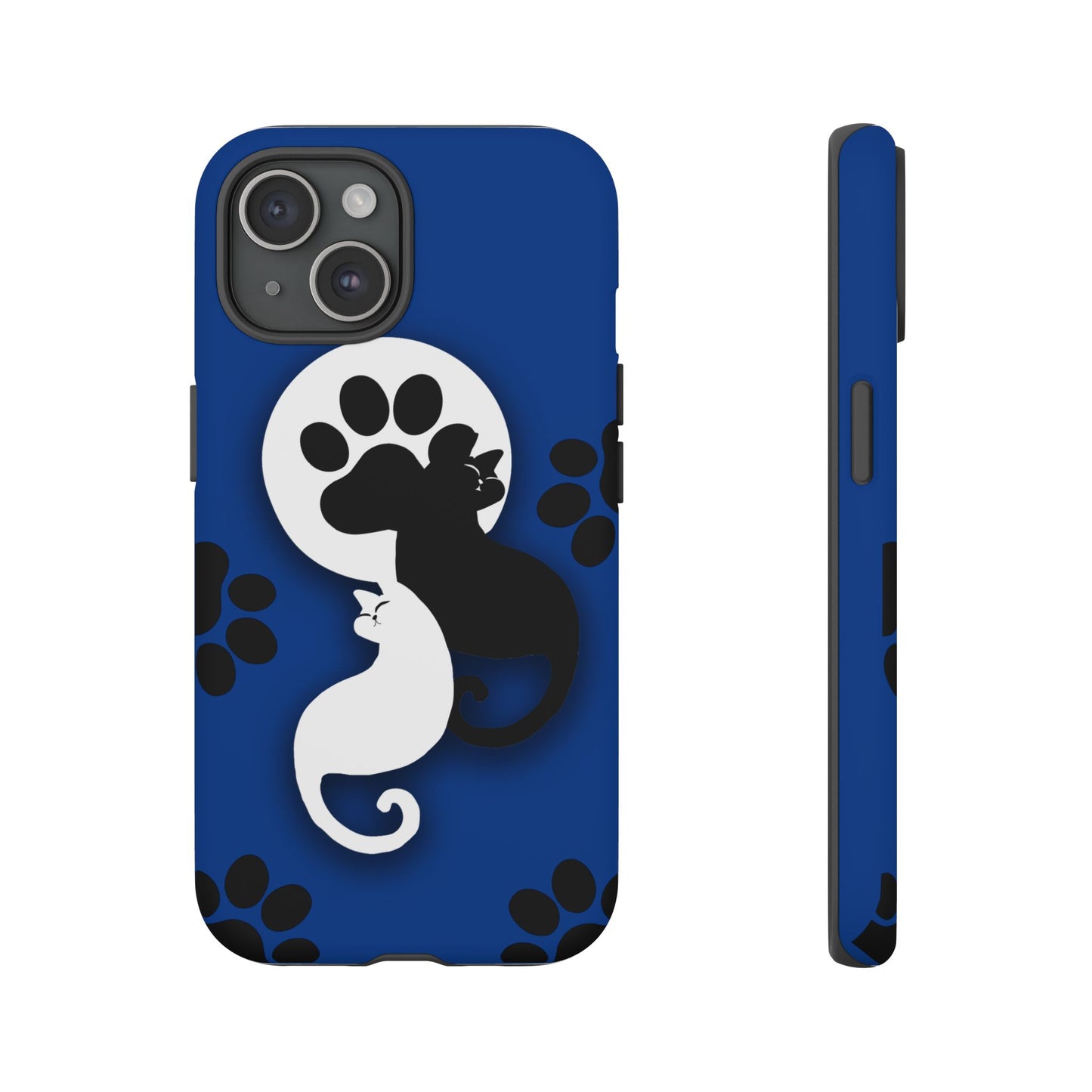 Yin Yang Cat Paw - Tough phone case