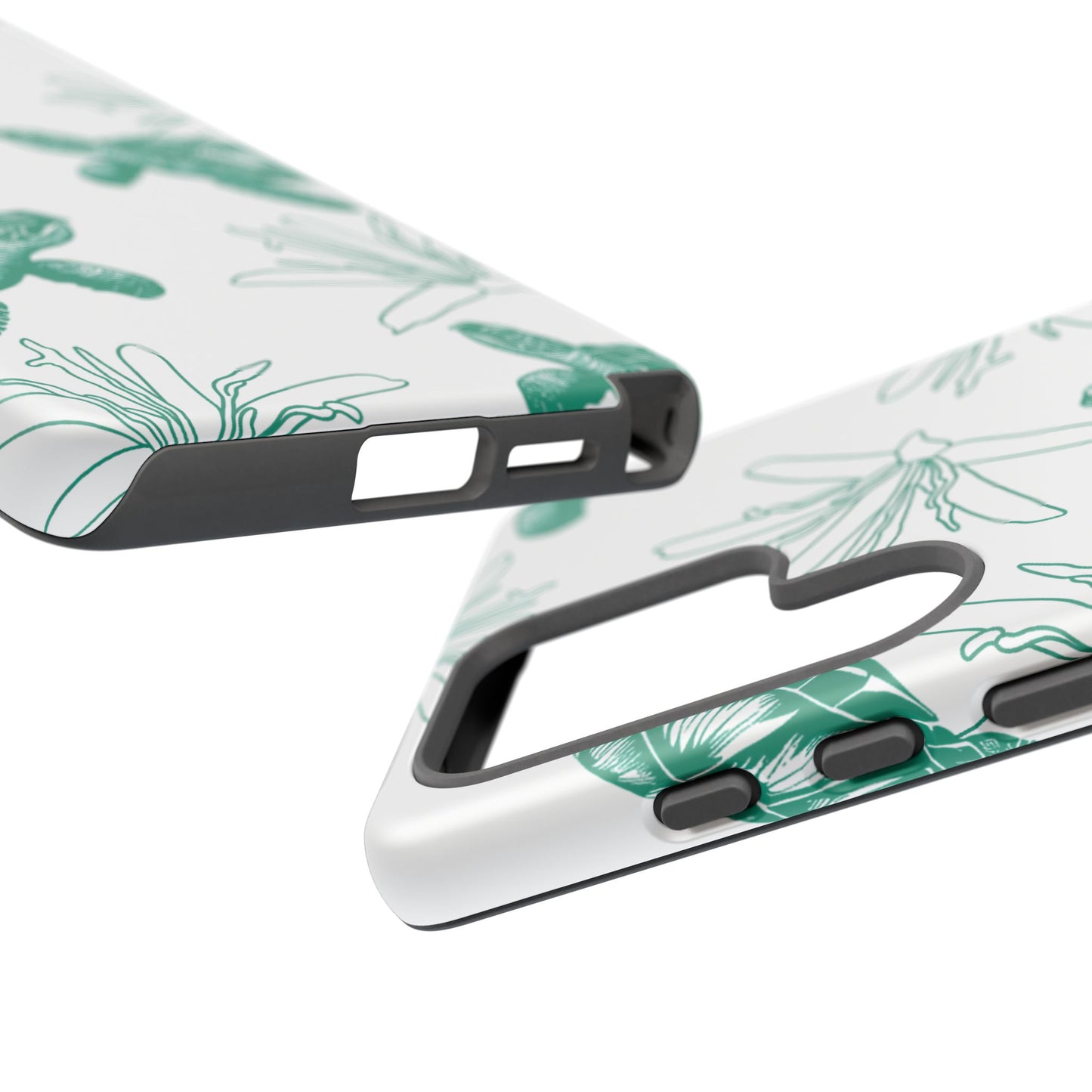 Sea Turtle Pattern Tough Phone Case — Teal Coastal Protection
