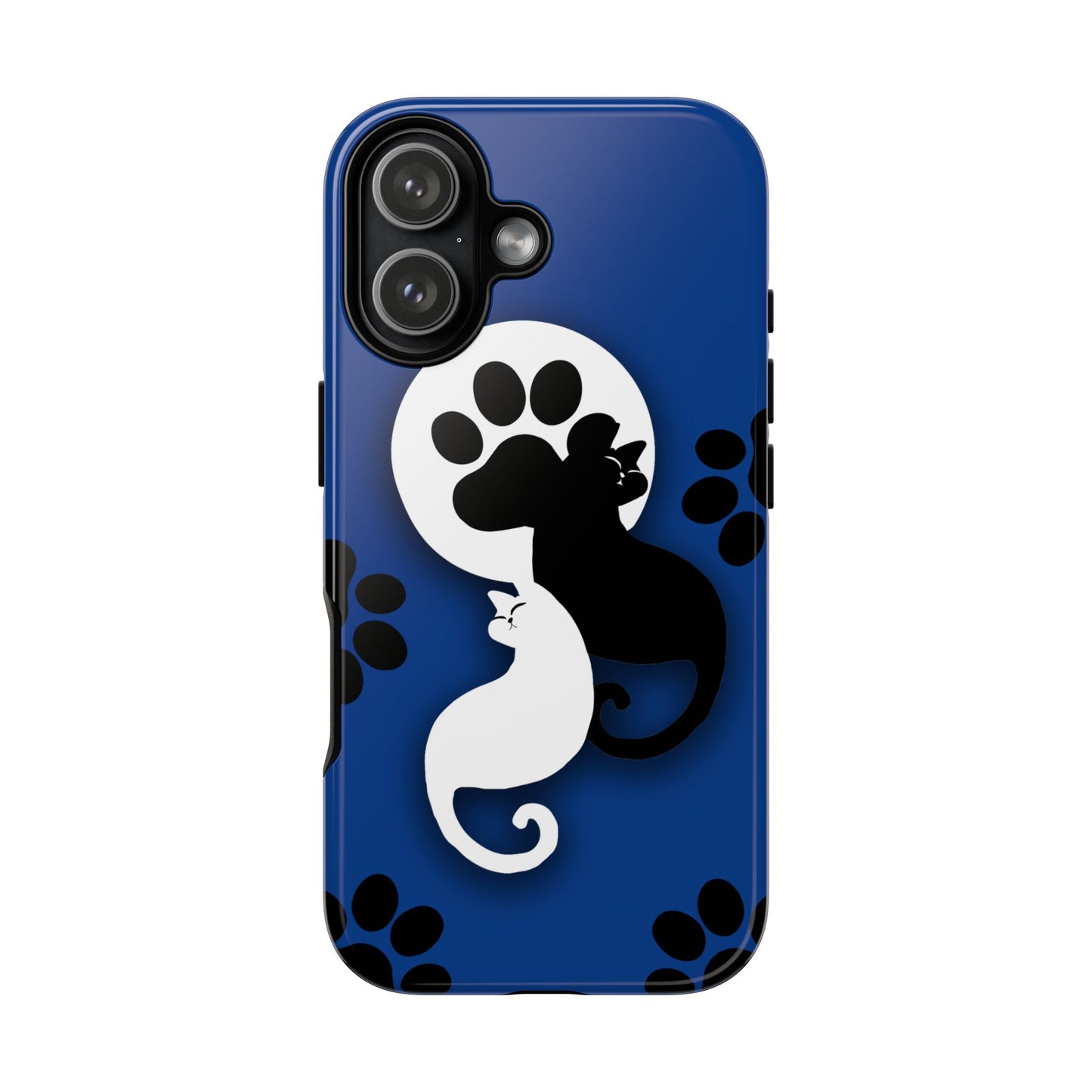 Yin Yang Cat Paw - Tough phone case