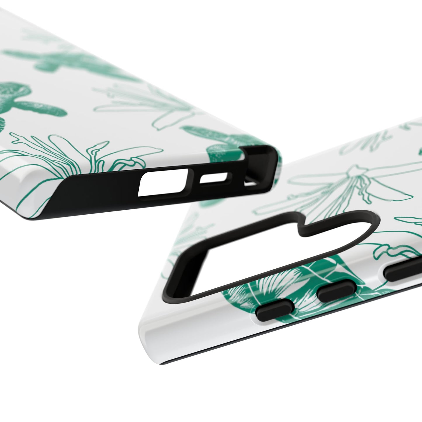 Sea Turtle Pattern Tough Phone Case — Teal Coastal Protection