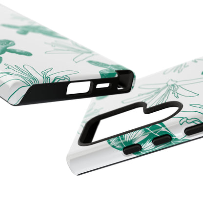 Sea Turtle Pattern Tough Phone Case — Teal Coastal Protection