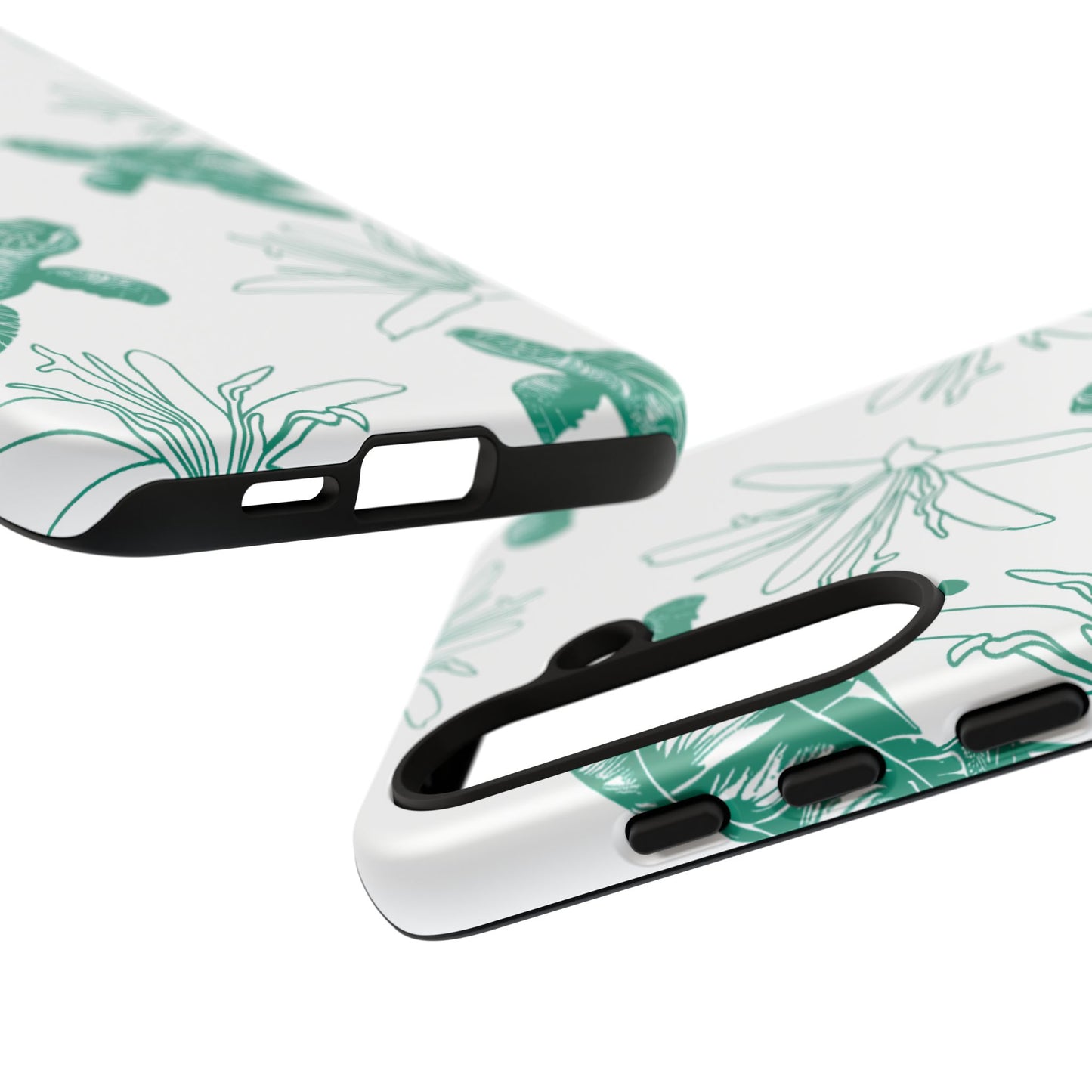 Sea Turtle Pattern Tough Phone Case — Teal Coastal Protection