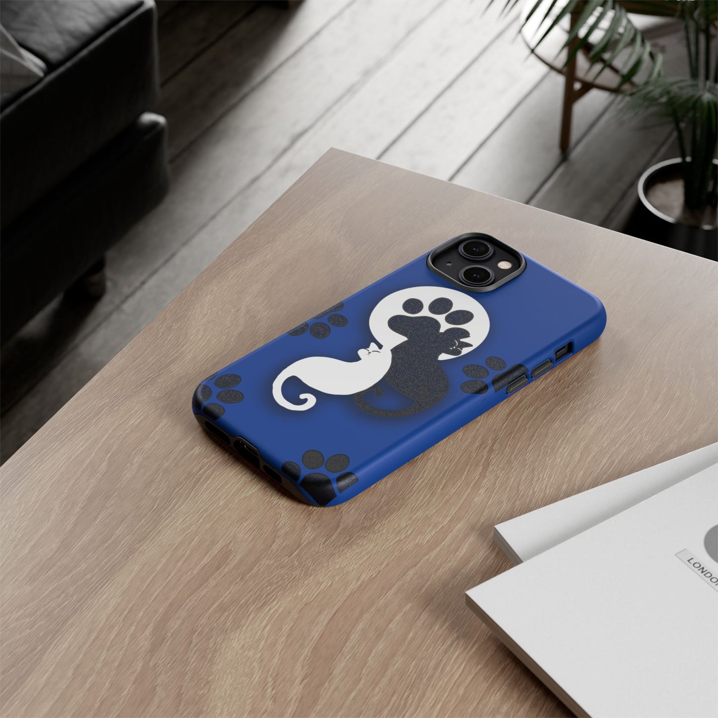 Yin Yang Cat Paw - Tough phone case