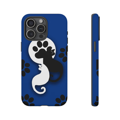 Yin Yang Cat Paw - Tough phone case