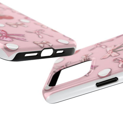 Cute Cherry & Bow Tough Phone Case