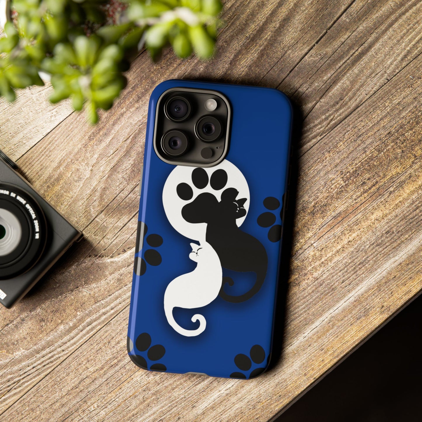 Yin Yang Cat Paw - Tough phone case