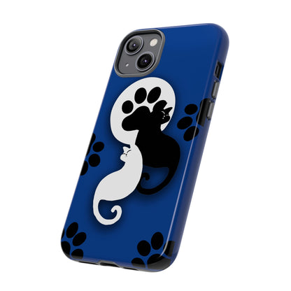 Yin Yang Cat Paw - Tough phone case
