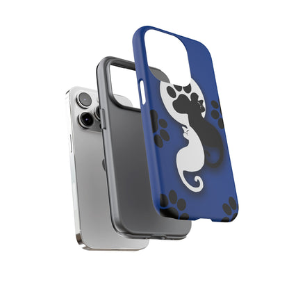 Yin Yang Cat Paw - Tough phone case