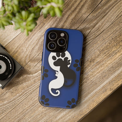 Yin Yang Cat Paw - Tough phone case