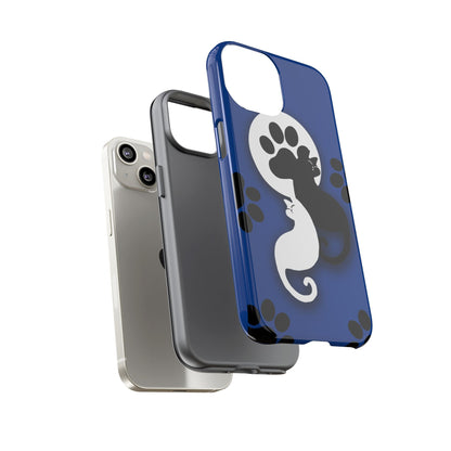 Yin Yang Cat Paw - Tough phone case