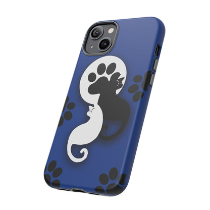 Yin Yang Cat Paw - Tough phone case
