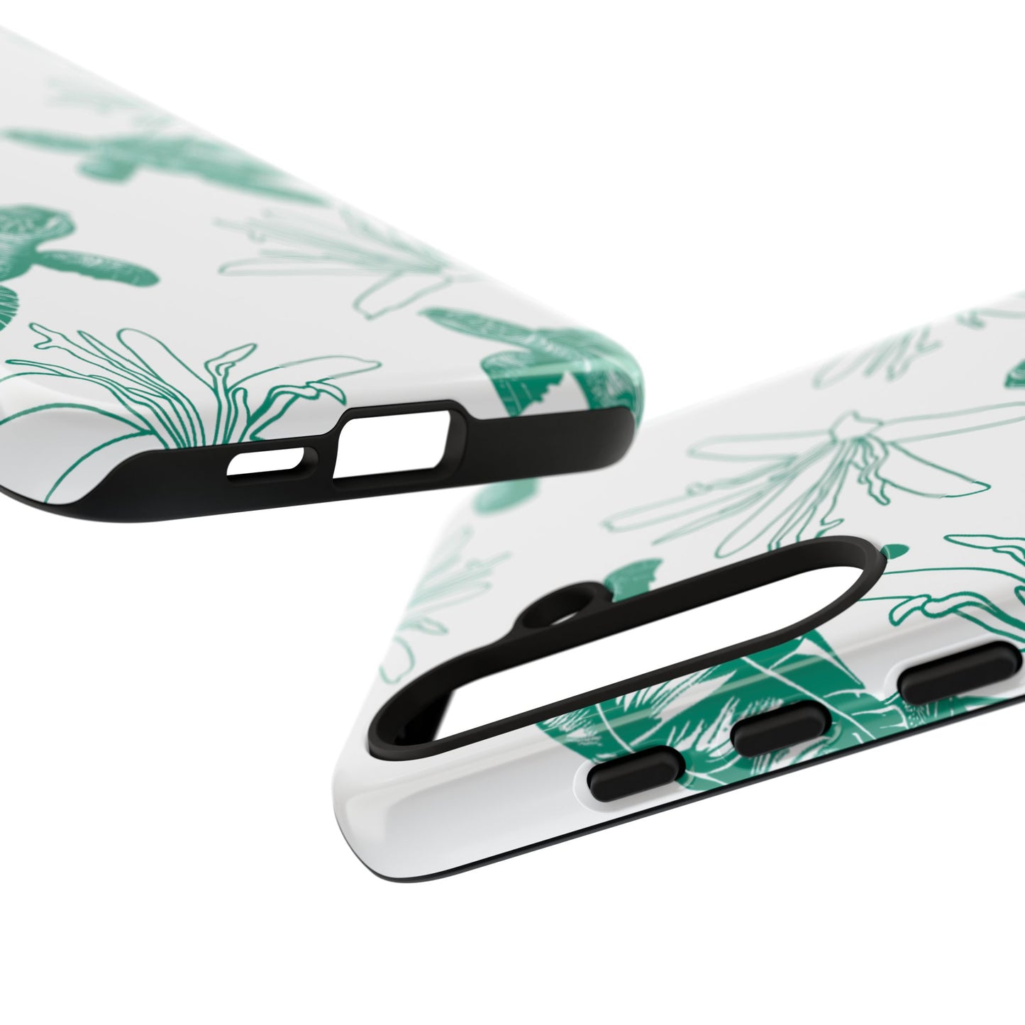 Sea Turtle Pattern Tough Phone Case — Teal Coastal Protection