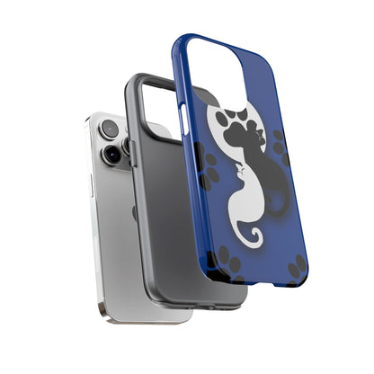 Yin Yang Cat Paw - Tough phone case