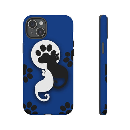 Yin Yang Cat Paw - Tough phone case