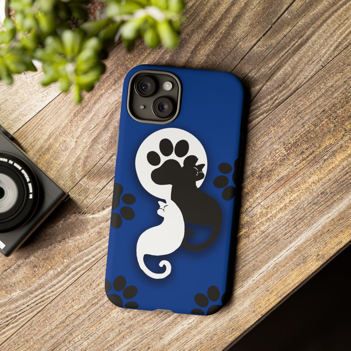 Yin Yang Cat Paw - Tough phone case