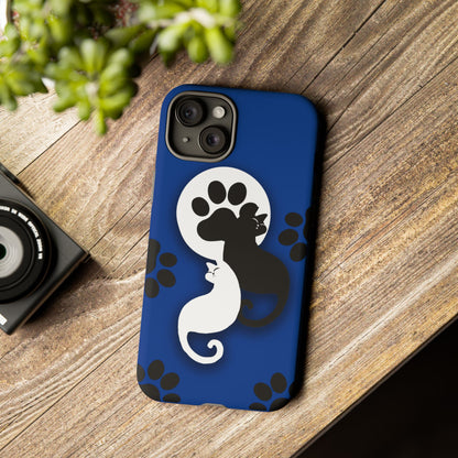 Yin Yang Cat Paw - Tough phone case