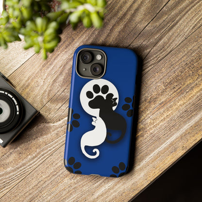 Yin Yang Cat Paw - Tough phone case